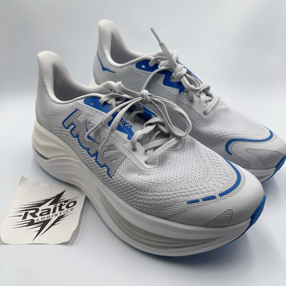 Mens Size 9.5 Hoka One One Running Shoes Skyward X Cosmic Gray Blue 1147911-CRYS